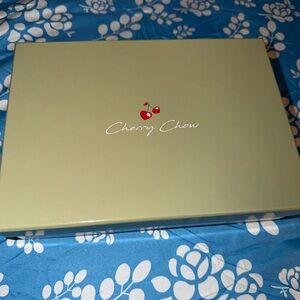 Cherry Chow Gift Box - Light Green with Red Cherry Logo